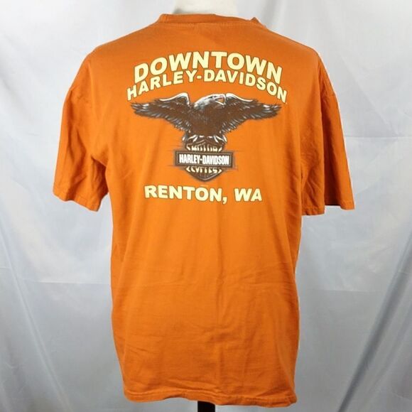 Harley Davidson Renton Washington Tee - Picture 3 of 7